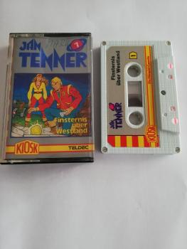 Jan Tenner Folge 7 Finsternis über Westland 5-fach Silber geschraubt Weiß mit Grauen Aufkleber 4.25615 CD Kiosk Teldec(Frontcover beschrieben)